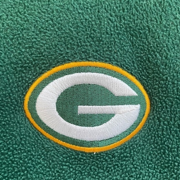 NFL OFFICIAL GREEN BAY PACKERS FOOTBALL FULL ZIP GREEN STARTER FLEECE LOGO, XL - Picture 10 of 10